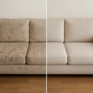 Clean Sofa in cozy living room