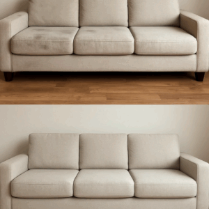 Clean Sofa in cozy living room
