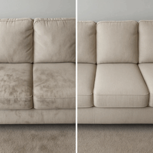 Clean Sofa in cozy living room
