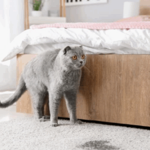 Pet stains on carpet