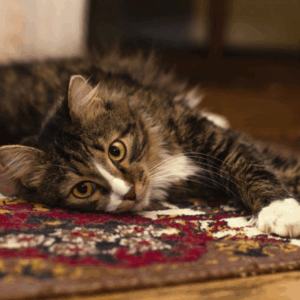Pet stains on carpet